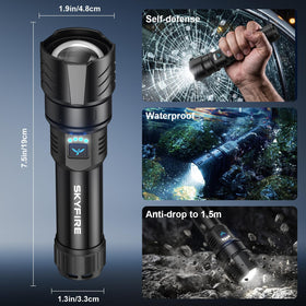 SKYFIRE waterproof and drop‑resistant design withstands rugged conditions