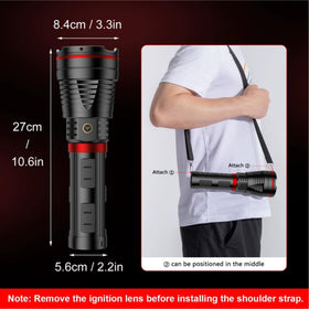 Rugged SKYFIRE aluminum shell with waterproof design for harsh conditions