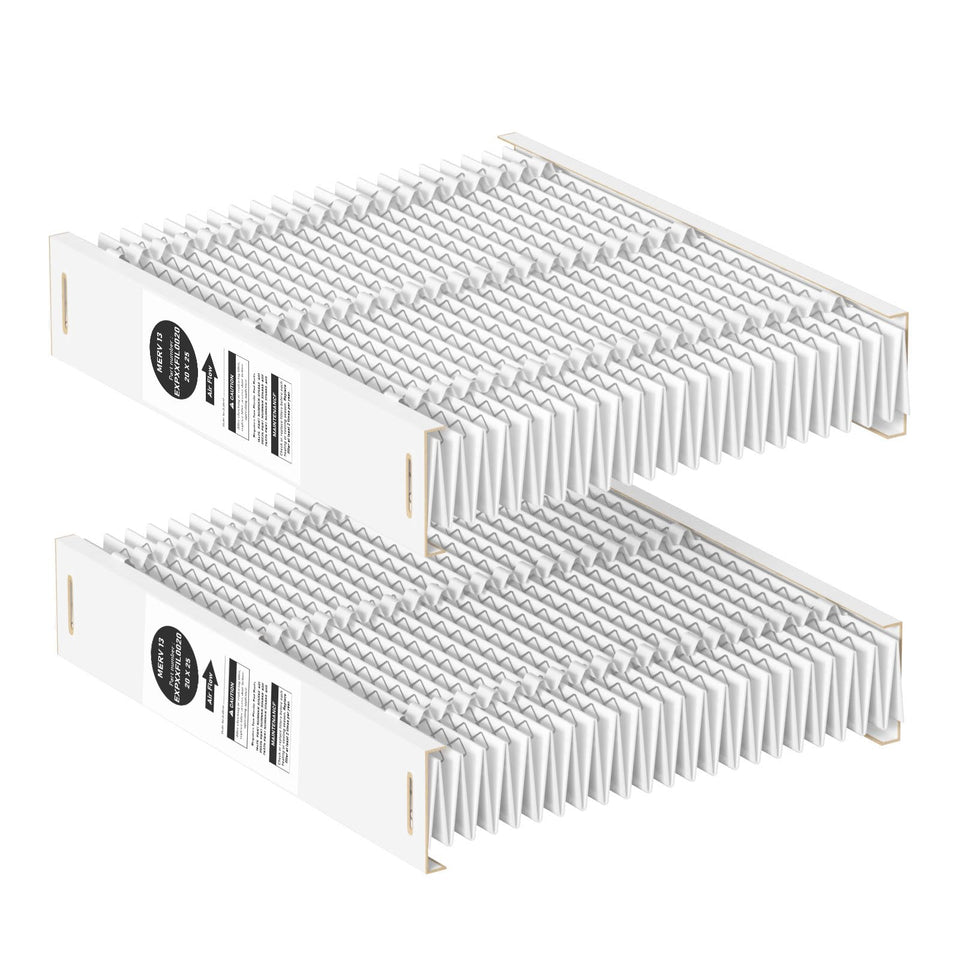 Skymechy EXPXXFIL0020 2-pack ready for replacement in HVAC systems.