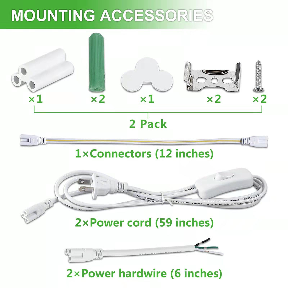 Skymoatled connection kit with cables enables plug-and-play linking.