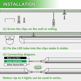 Skymoatled end caps secure connectors for a clean finish.