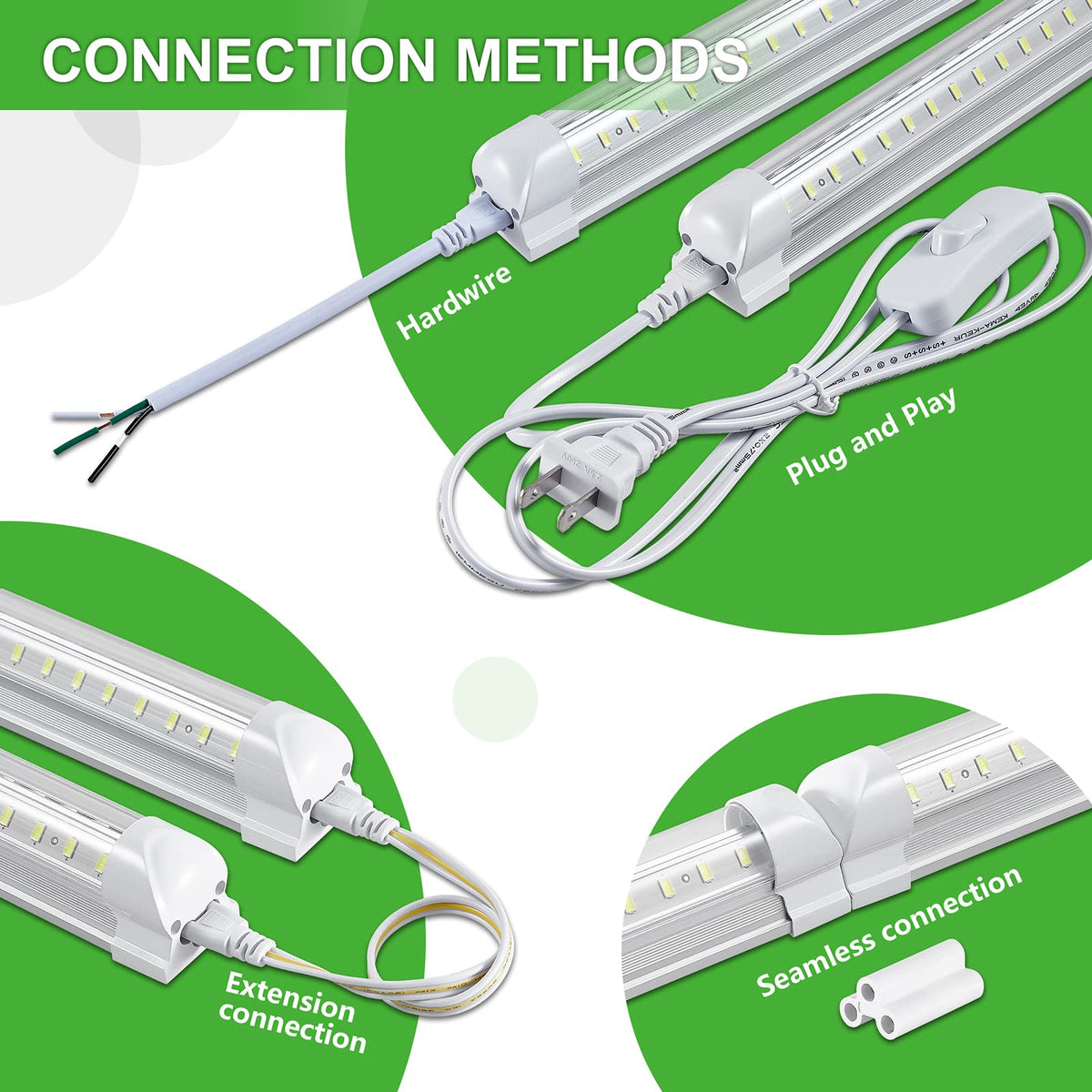 Skymoatled simple installation with surface or hanging mounting options.