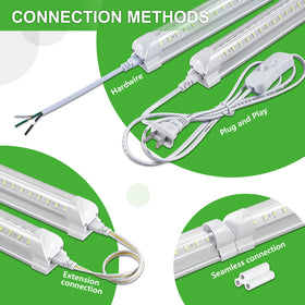 Skymoatled simple installation with surface or hanging mounting options.