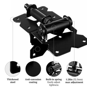 SKYSEN adjustable rod included to fine-tune self-closing action.