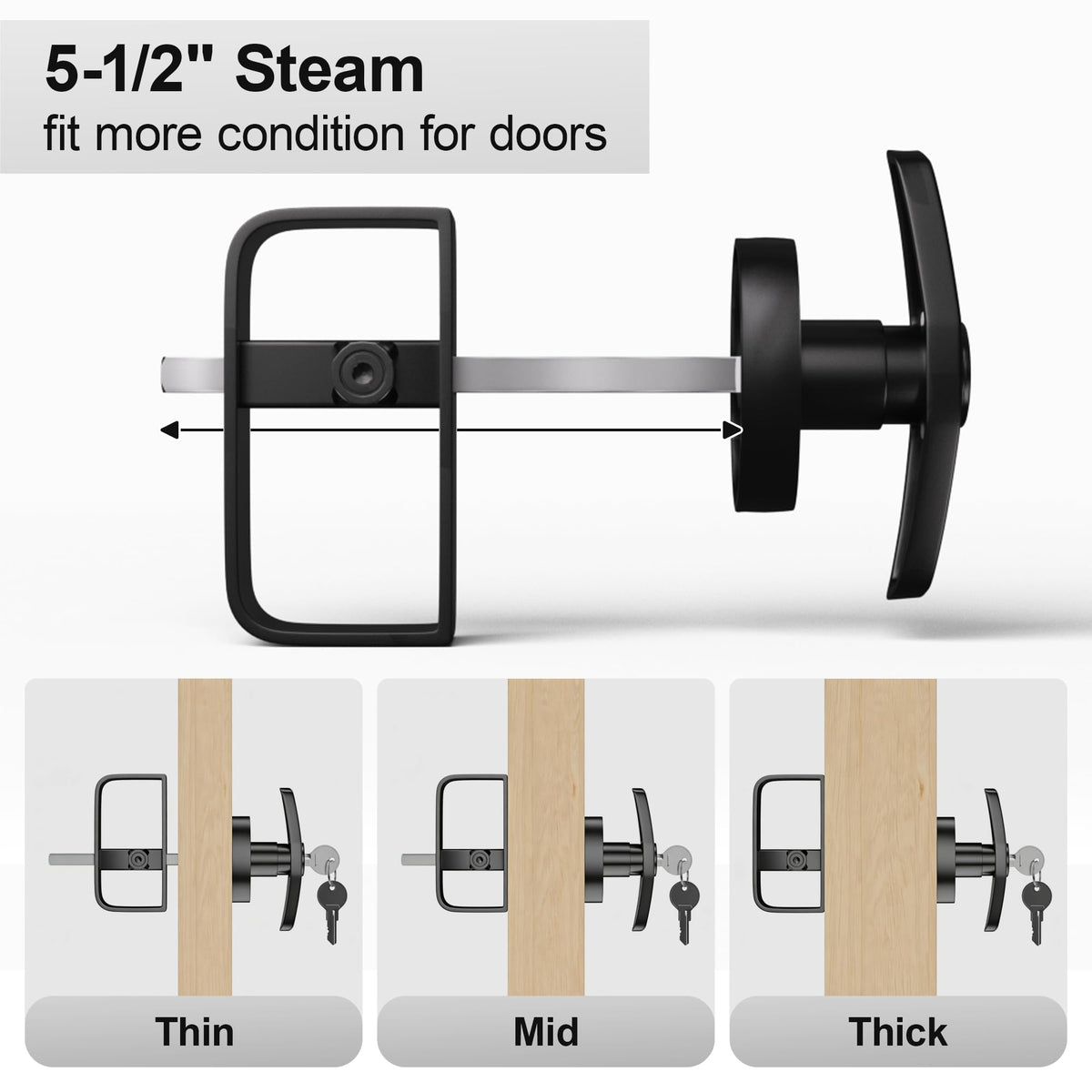 SKYSEN Allen wrench included for simple tightening.