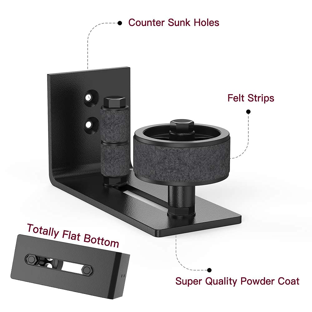 Skysen wall mount installation protects floor surface by avoiding floor screws.