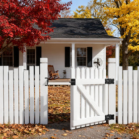 SKYSEN black powder-coated surface protects hinges against weather and corrosion.