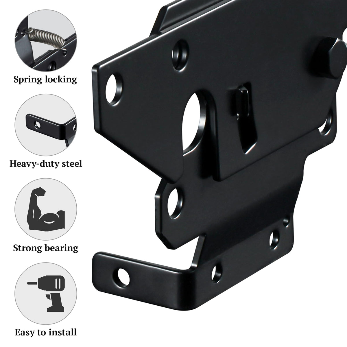 SKYSEN screws included ensure secure attachment to wooden or vinyl posts