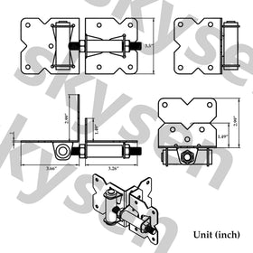 SKYSEN screws pack provides everything needed for quick, secure mounting.