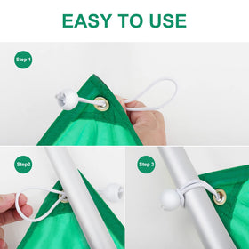 Skytened heavy-duty cords let you extend length by linking ends.