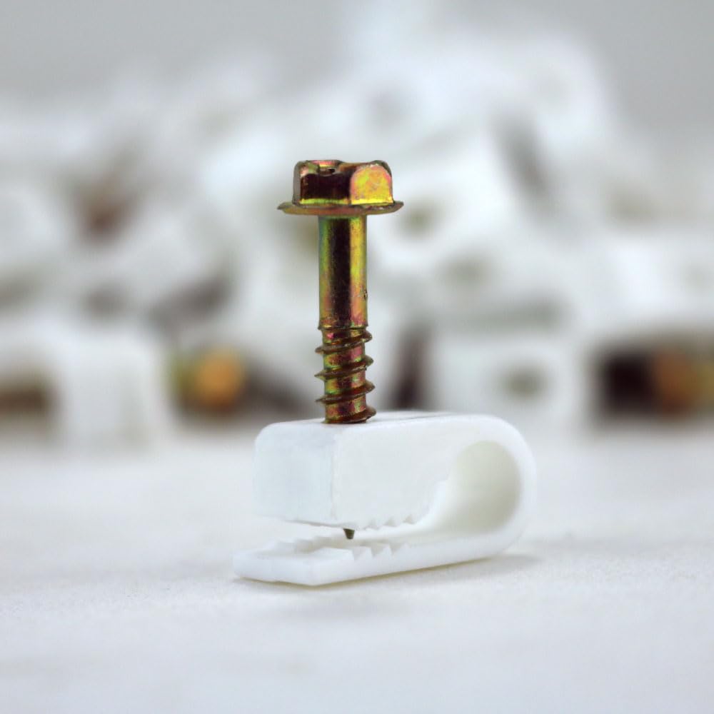 Skywalker built-in screw clip white enables quick, tidy installs.