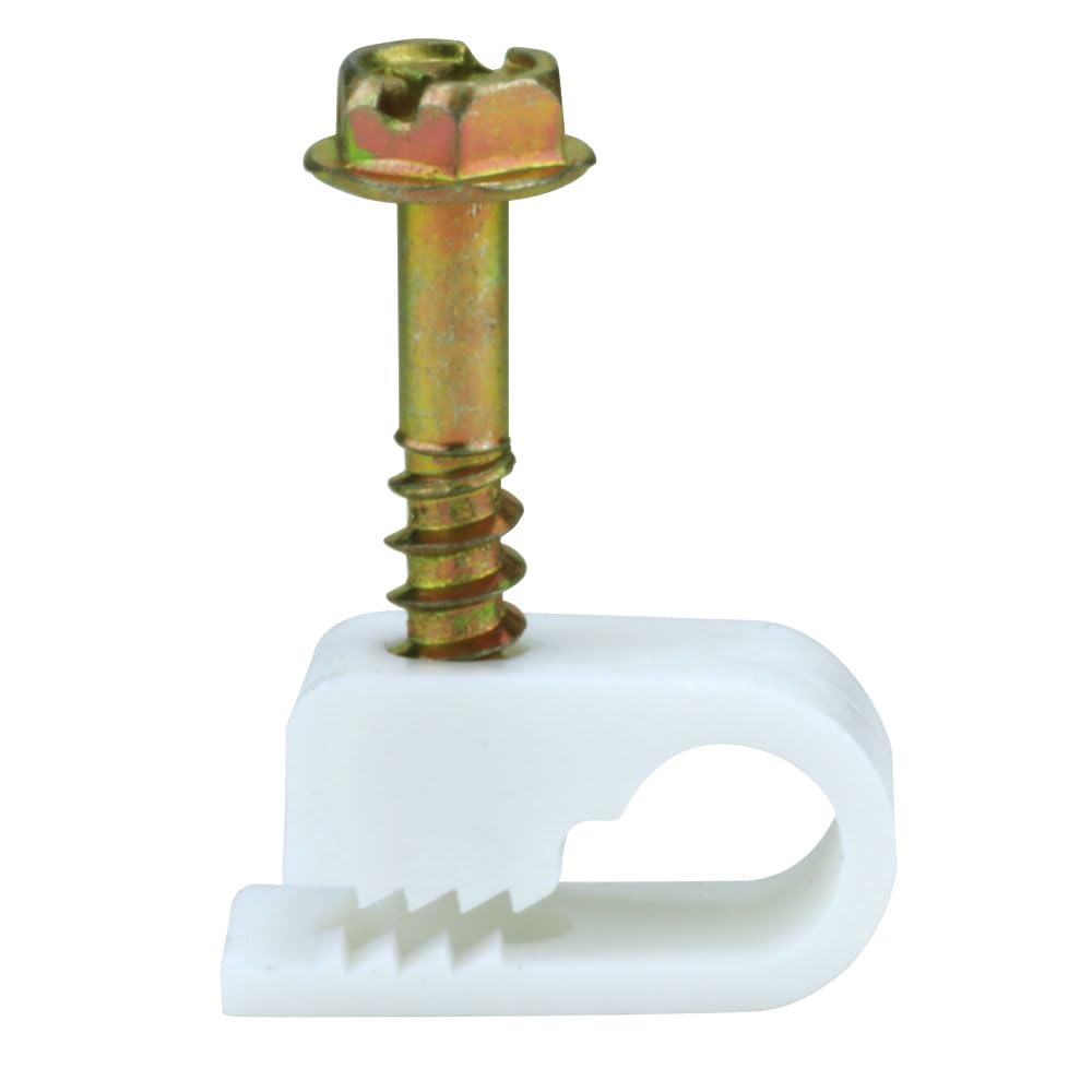 Skywalker flexible cable screw clip pack-100 keeps cables organized.