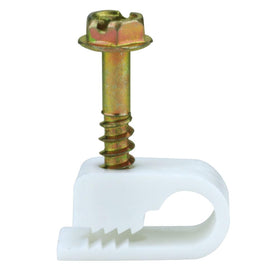 Skywalker flexible cable screw clip pack-100 keeps cables organized.