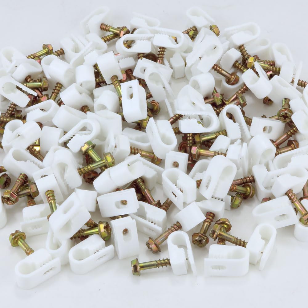Skywalker polyethylene clip white flexible design prevents damage.