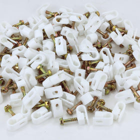 Skywalker polyethylene clip white flexible design prevents damage.