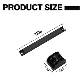 SDLDEER four-pack magnetic strips extending to form a long tool rail
