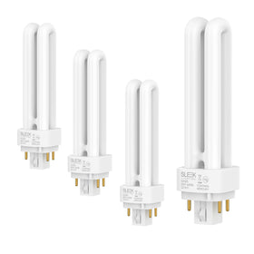 SLEEKLIGHTING 26W G24q-3 bulb close-up, easy twist-in install for compatible fixtures.