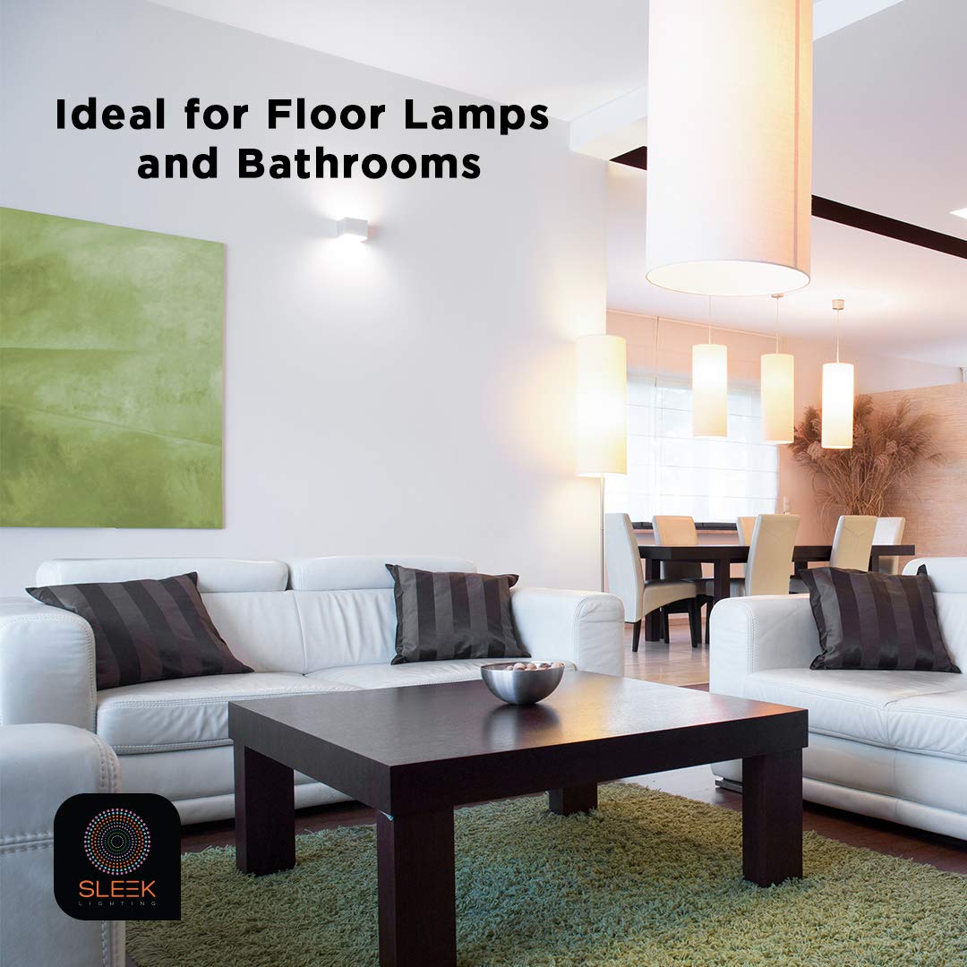 SLEEKLIGHTING 5000K daylight white glow for clear task-oriented illumination.