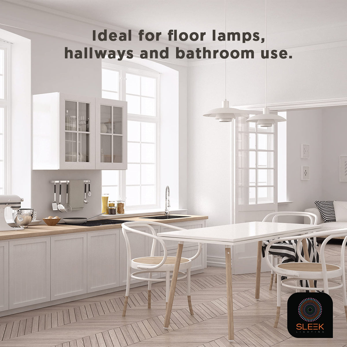 SLEEKLIGHTING base width 41mm detail helps fixture selection