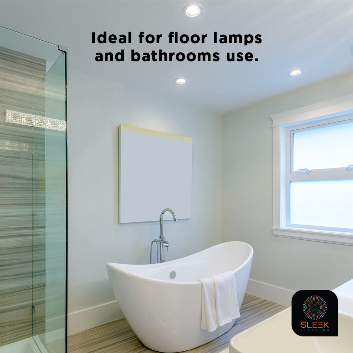SLEEKLIGHTING four-pack compact fluorescent bulbs for multiple fixtures