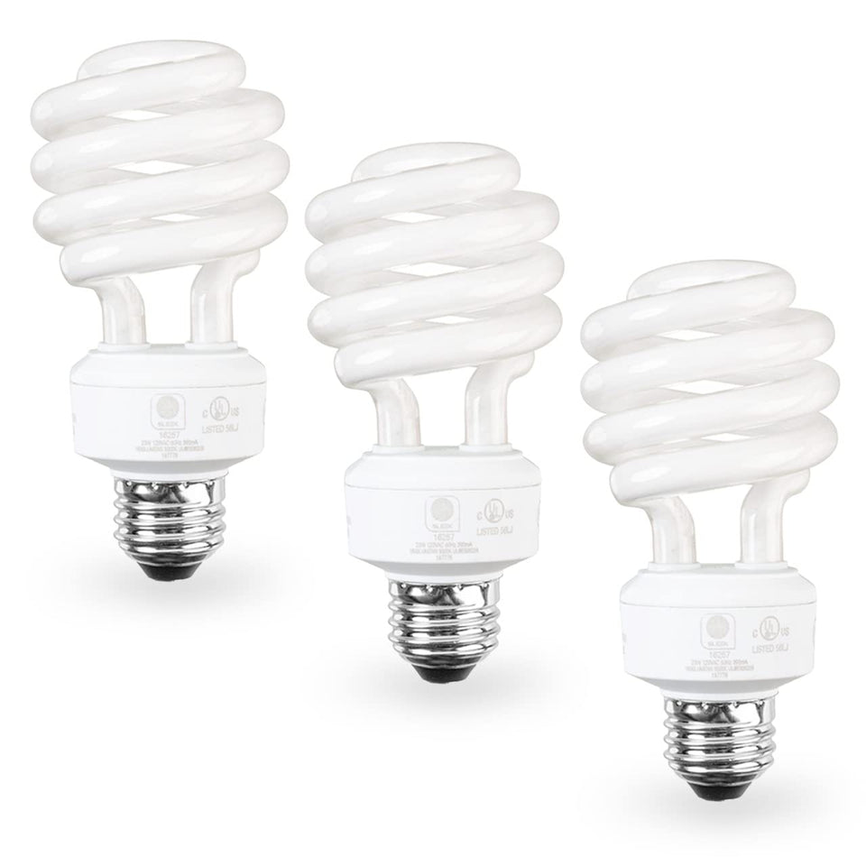 SLEEKLIGHTING E26 23W CFL bulb for easy replacement and bright daylight tasks.