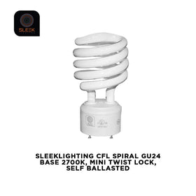 SLEEKLIGHTING GU24 23W bulb enhances cozy living room ambiance