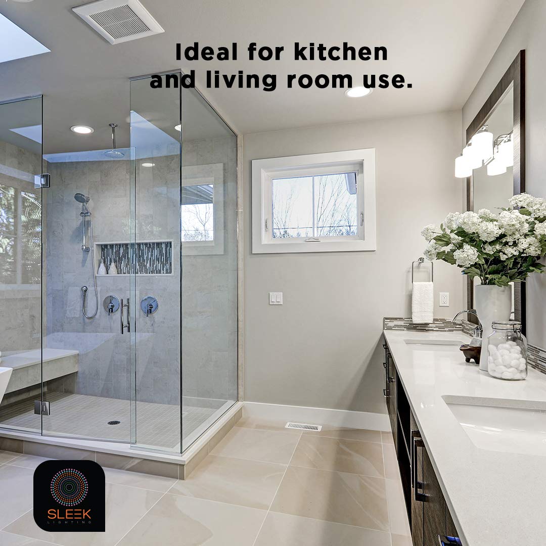 SLEEKLIGHTING long 10,000-hour life reduces replacement frequency.