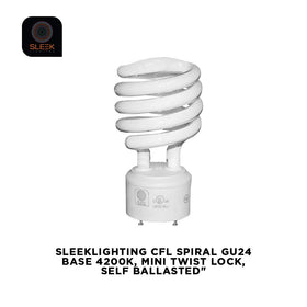 SLEEKLIGHTING mini twist-lock spiral bulb ready for fixtures