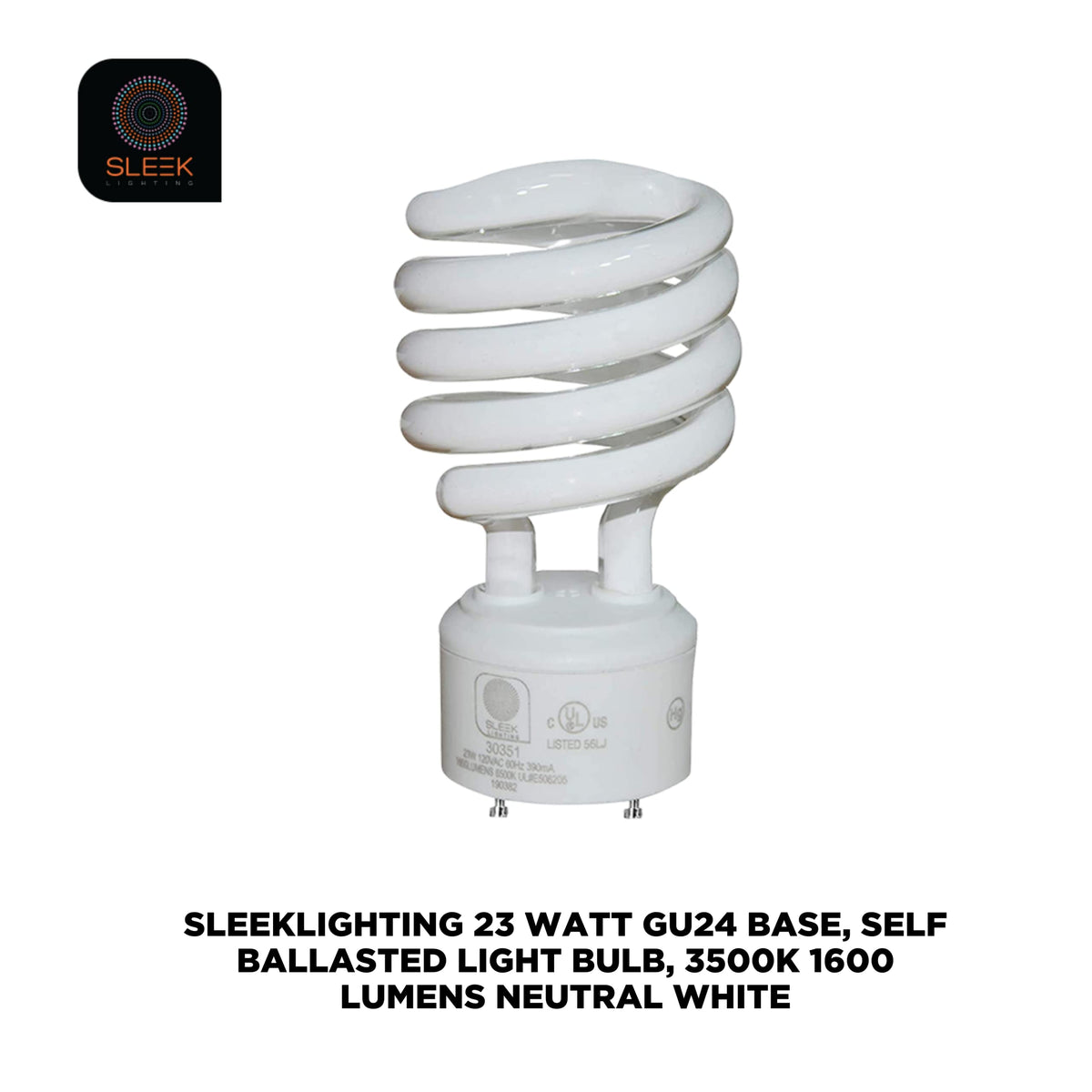 SLEEKLIGHTING warm white 3500K illumination for cozy rooms