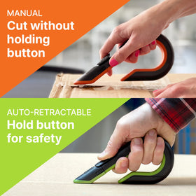 Slice 10400 three-position slider enabling adjustable blade exposure