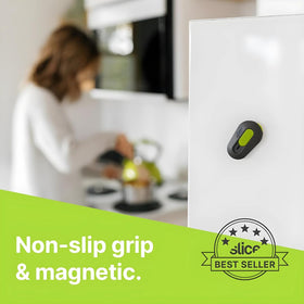 Slice ambidextrous design supports left- and right-handed users