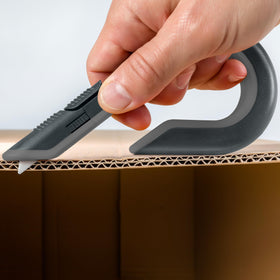 Slice box cutter compact pocket-ready design for safe storage