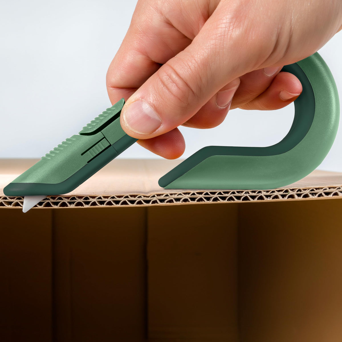 Slice compact design fits in pocket for on-the-go box openings.