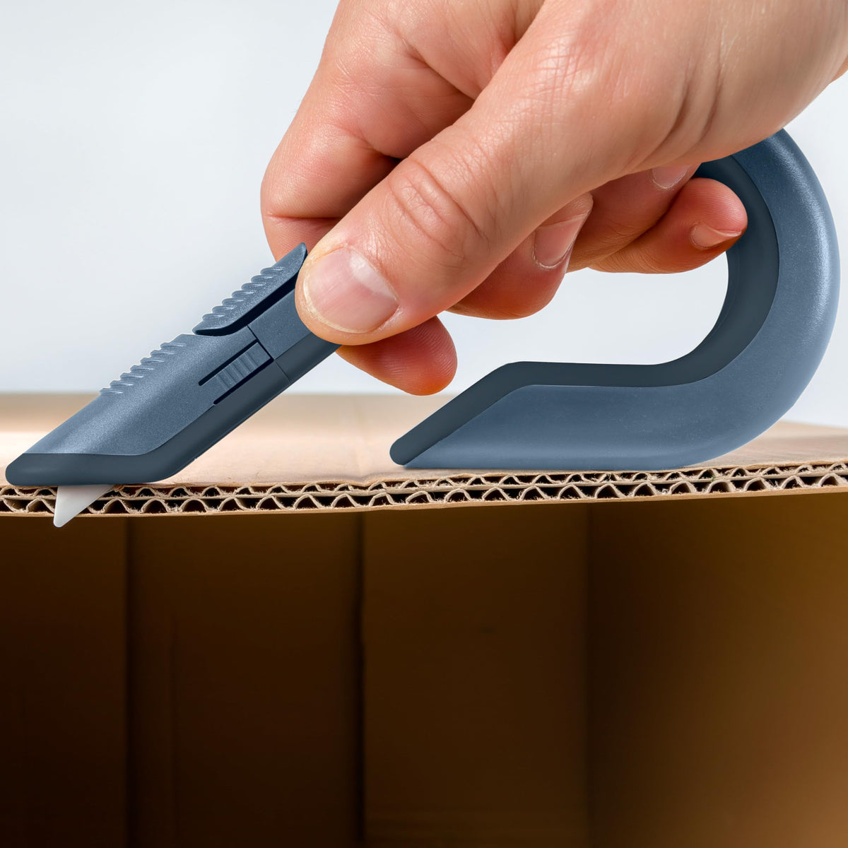 Slate color box opener is ready for daily unpacking and tape removal
