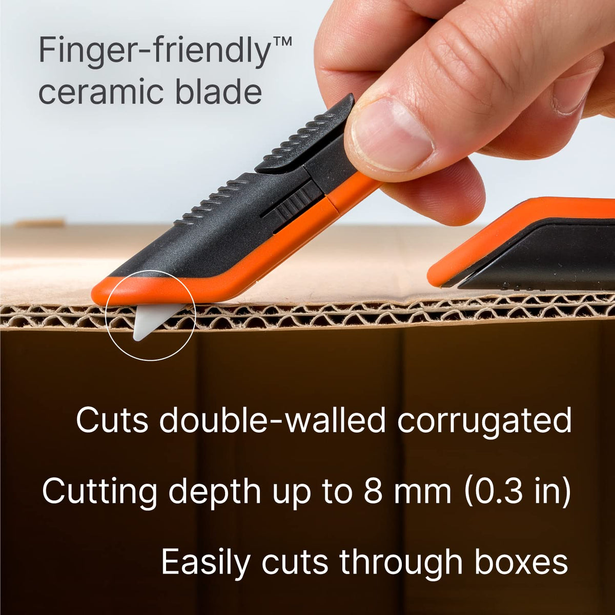 No-tool blade change design for quick and safe blade replacements