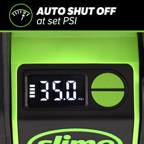 Slime includes a detachable 12V power cable for backup power