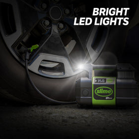 Slime inflator capable of topping up three tires per charge