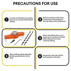 SLIIMU 5-inch drill bit enables shorter shelf installations