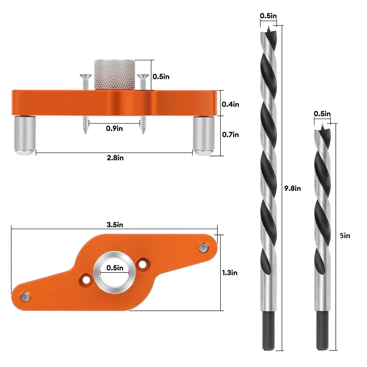 SLIIMU straight hole guide centers holes for perfect bracket placement