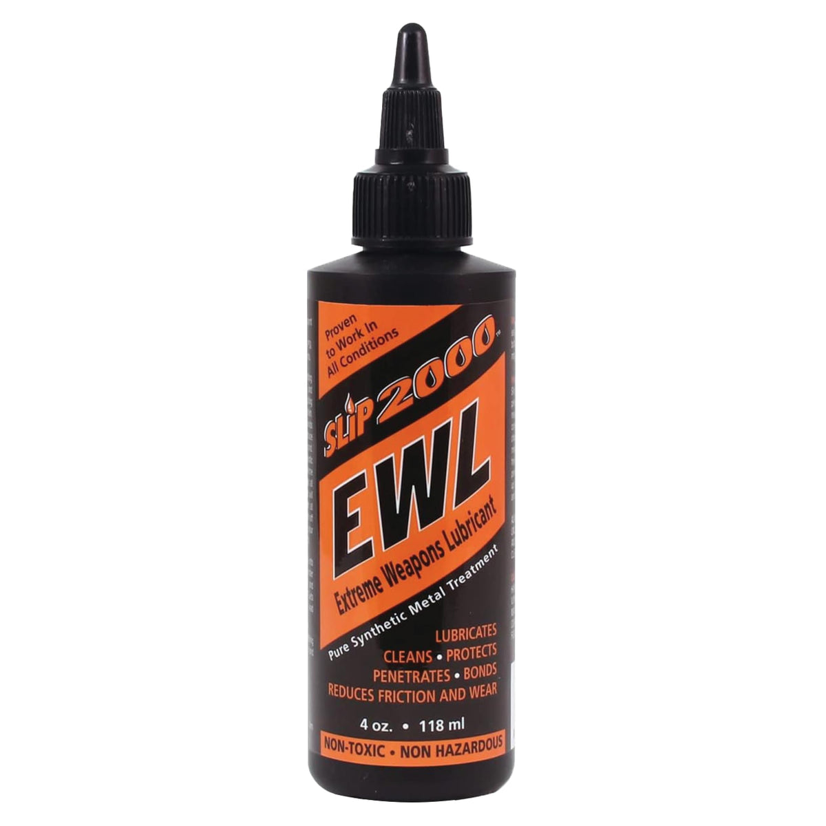 Slip2000 EWL CLP gun cleaner bottle enables quick maintenance and protection.