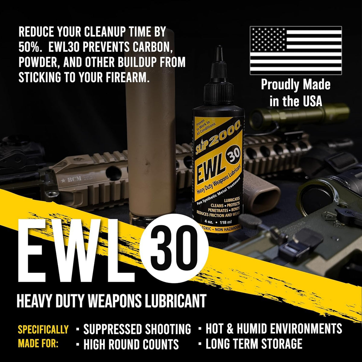Slip2000 EWL-30 durable barrier protects metal surfaces from corrosion.