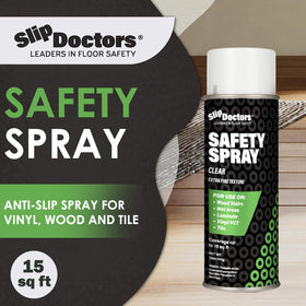 SlipDoctors Safety Spray shows fine-textured coating for non-slip tile