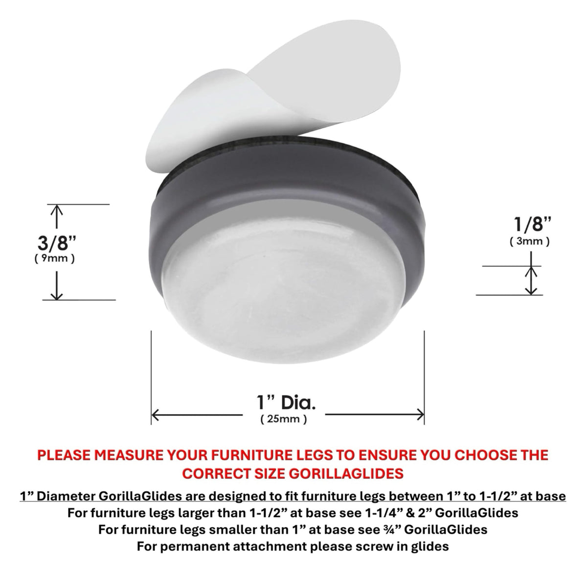 Includes 16 screws for secure, lasting installation.
