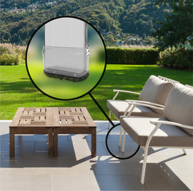 Slipstick GorillaOutdoor weatherproof pads protect outdoor furniture from the elements.
