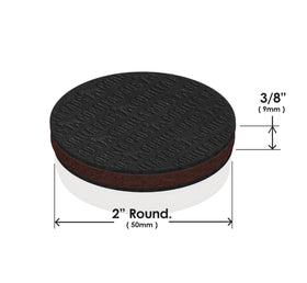 Adhesive backings included for optional attachment to furniture.