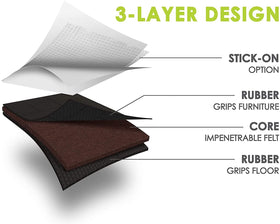 Slipstick GorillaPads pre-scored cut lines enable quick resizing.