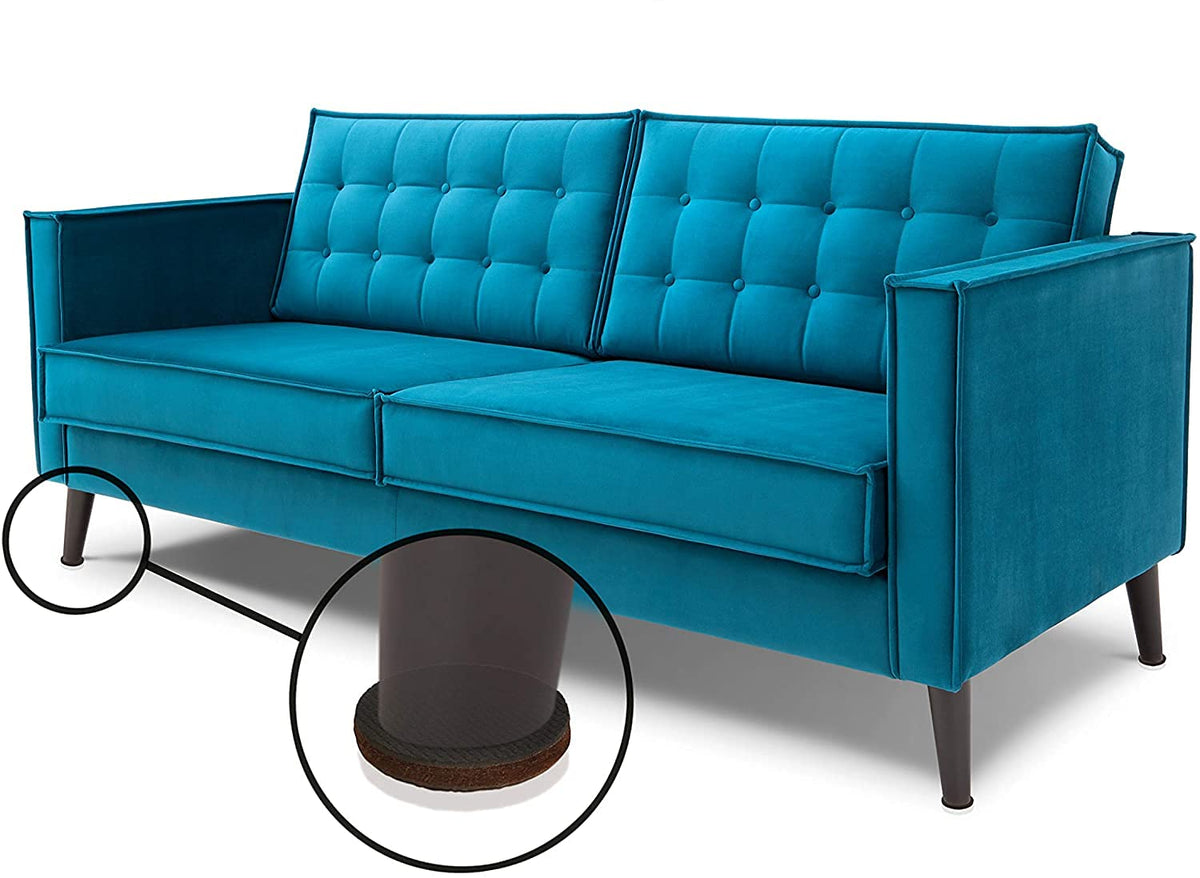 GorillaPads under table leg keep furniture steady on hard floors.