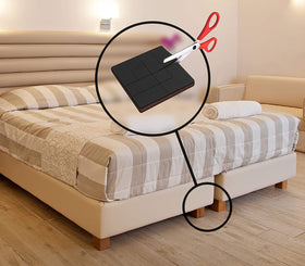 Slipstick GorillaPads under furniture keep sofas, tables, and decor steady.