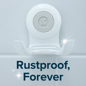 SlipX Solutions easy reposition suction allows quick rehang on mirrors.