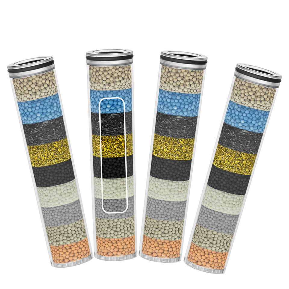 Slirceods multi-stage filter cartridge close-up showing filtration layers for cleaner water